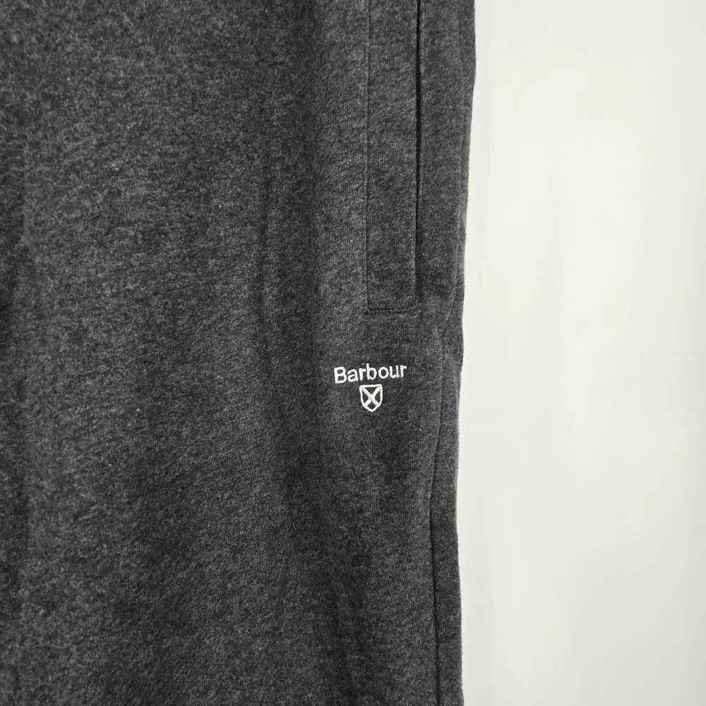 Barbour nico lounge charcoal marl pants pull on joggers size XL